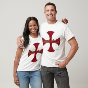 Lone Wolf Iron Cross Men's Raglan Sweatshirt T-Shirt