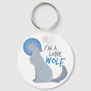 Lone Wolf Keychain