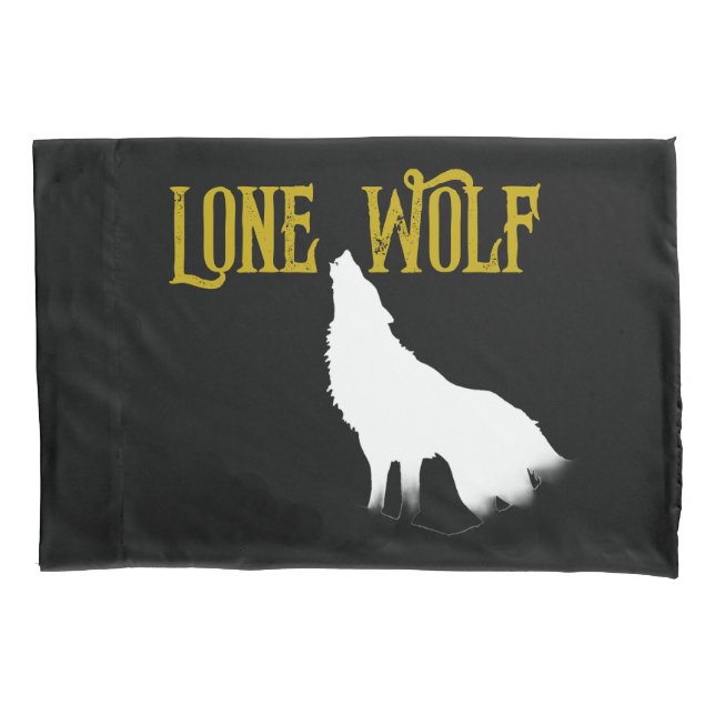 Lone Wolf Male Sigma Modern Minimalist Pillowcase (Front)