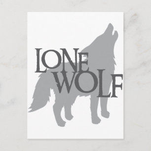 LONE WOLF POSTCARD