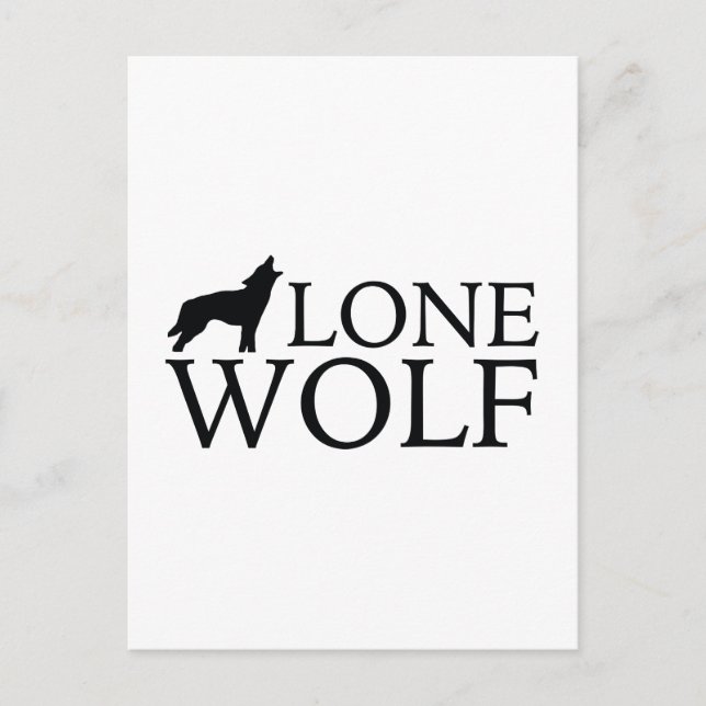 Lone Wolf Postcard (Front)