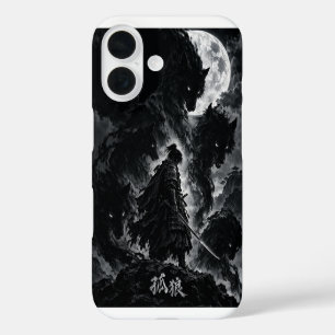 Lone Wolf Samurai – Shadow Ronin Japanese Art (孤狼) iPhone 16 Case