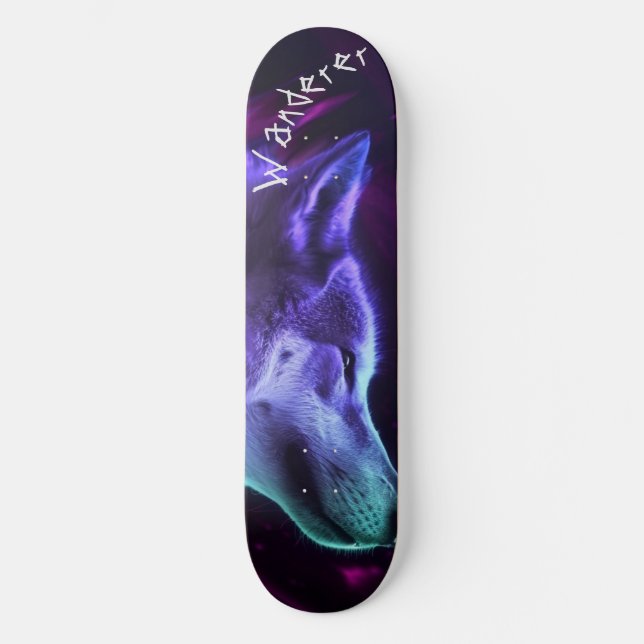 Lone wolf  skateboard (Front)