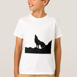 Lone Wolf Standing on a Hill T-Shirt