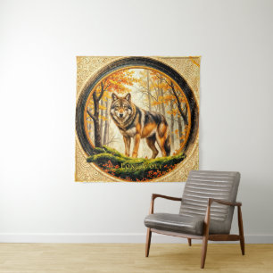 Lone Wolf Tapestry