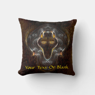 Lone Wolf Throw Pillow