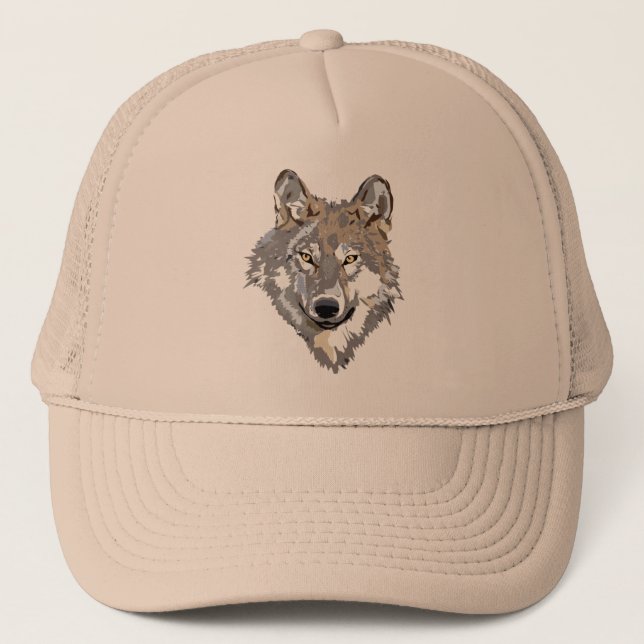 Lone Wolf Trucker Hat (Front)
