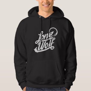 Lone Wolf Typographic Hoody