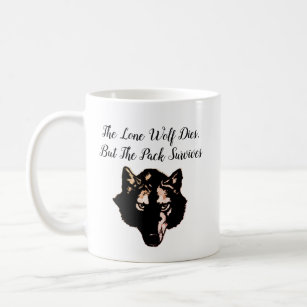 Lone Wolf Wolf Pack Coffee Mug