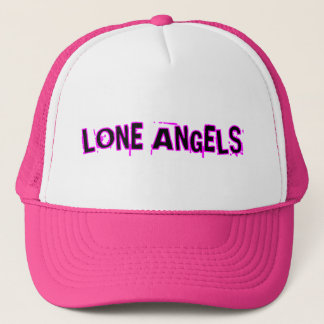 loneangels_logo_hat trucker hat