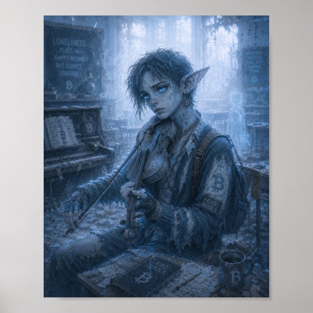 Loneliness / Musician / Empty School Poster (Front)