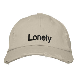 Lonely (baseball cap) embroidered hat