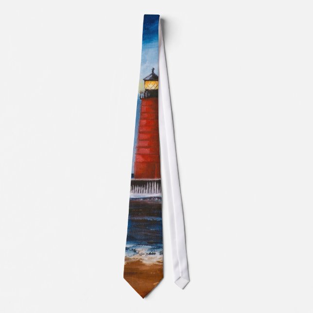 Lonely Beacon tie (Front)