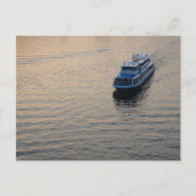 Lonely boat postcard (Front)