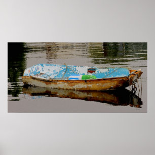 Lonely Boat-Poster Poster