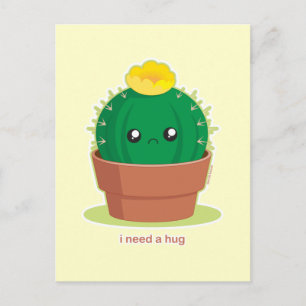 Lonely Cactus Postcard