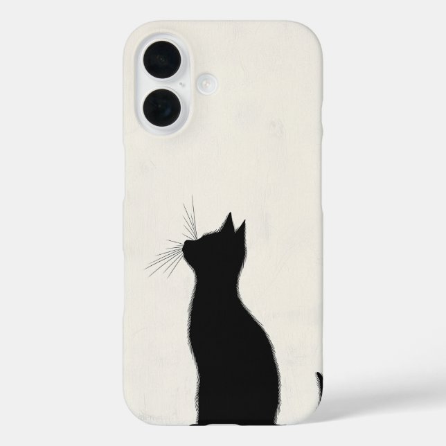 Lonely Cat Reflections Case-Mate iPhone Case (Back)