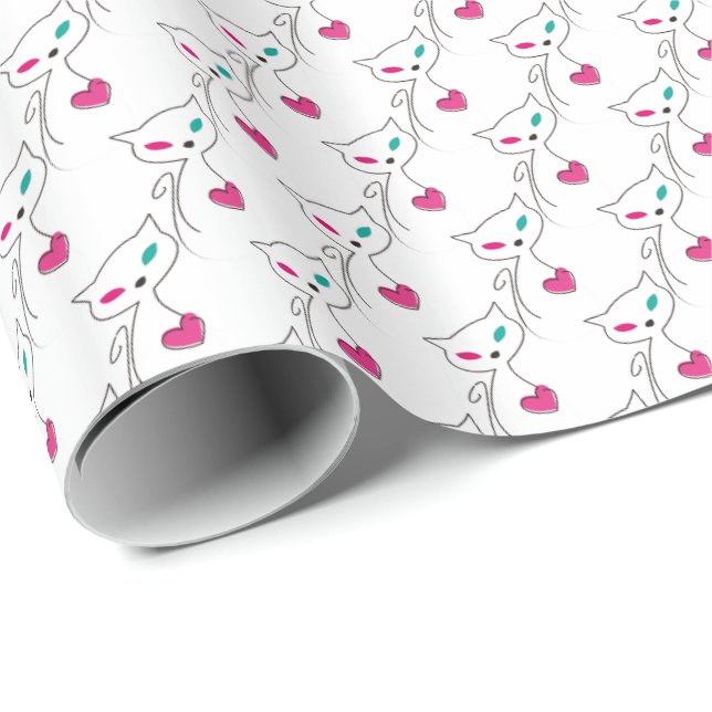 lonely cat wrapping paper (Roll Corner)