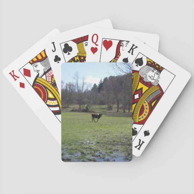 Lonely Cow Playing Cards (Back)