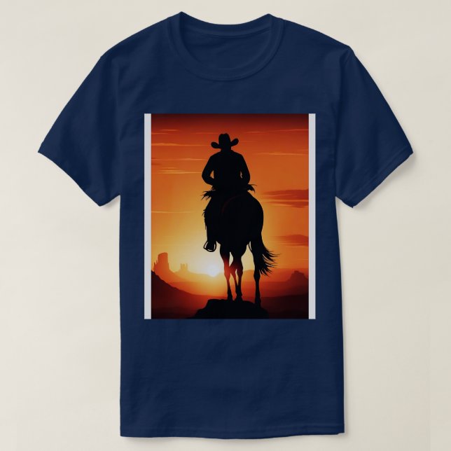 Lonely cowboy T-Shirt (Design Front)