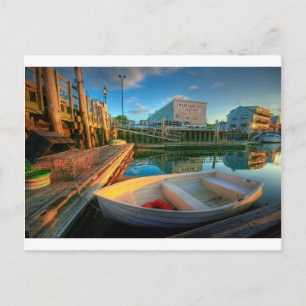Lonely Dingy - Belfast, Maine Postcard