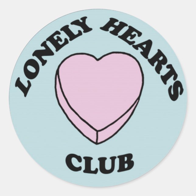 Lonely Hearts Club sticker (Front)