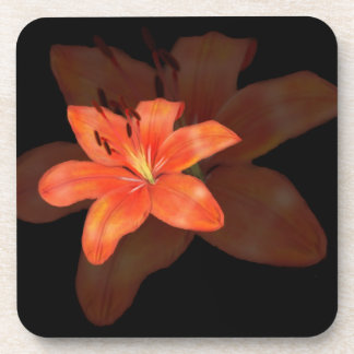 Lonely Lily Plastic Coaster