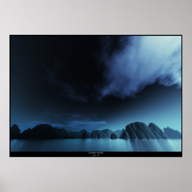 Lonely Night Poster (Front)