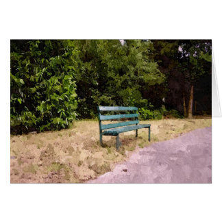 Lonely Park Bench