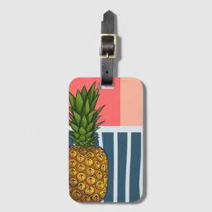 'Lonely pineapple' colourful Luggage Tag