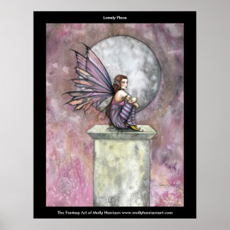 Lonely Place Fairy Poster by Molly Harrison