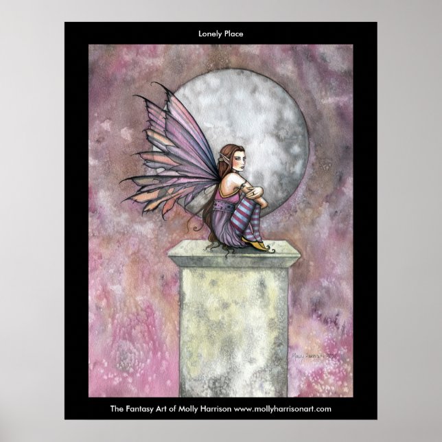 Lonely Place Fairy Poster by Molly Harrison (Front)