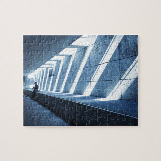 Lonely Saxophone Player - 8x10 - 110 pcs Jigsaw Puzzle (Horizontal)