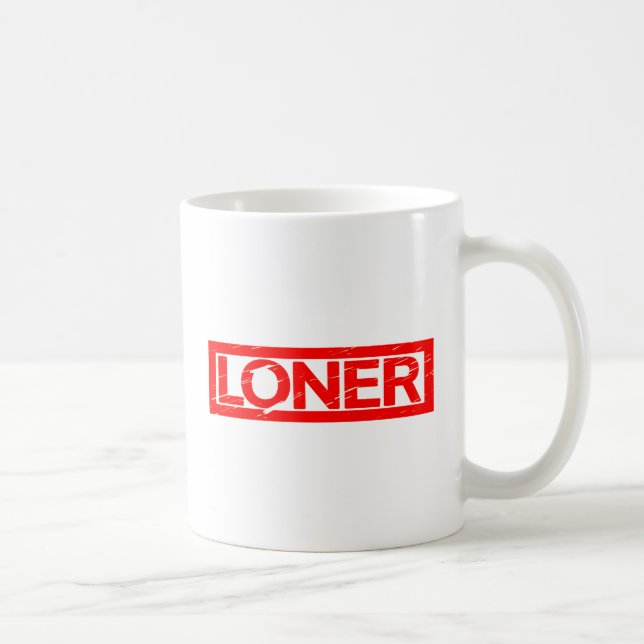 Loner Stamp Coffee Mug (Right)