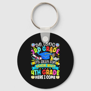Long 3rd grade been fun look out 4th grade kids keychain
