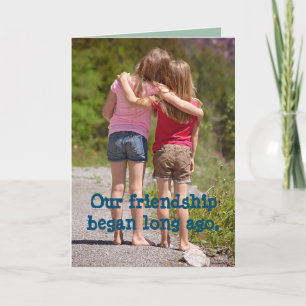 LONG AGO FRIENDS THANK YOU CARD