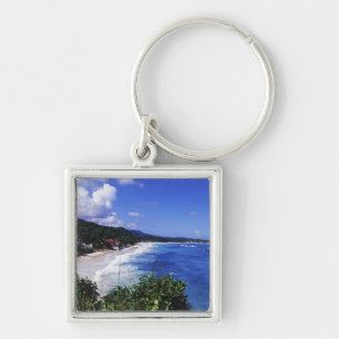 Long Bay, Port Antonio, Jamaica Keychain