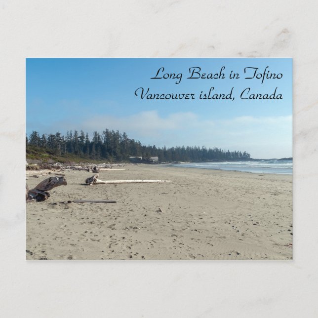 Long Beach à Tofino - BC, Canada Carte postale (Devant)