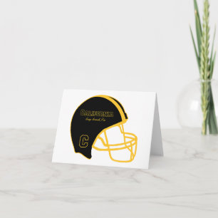 Long Beach California CA Basketball Logo Card