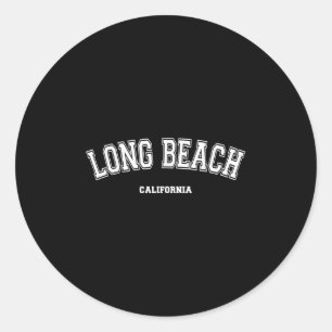 Long Beach California Classic Round Sticker