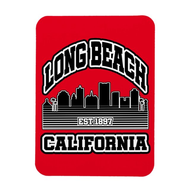 Long Beach,California Magnet (Vertical)