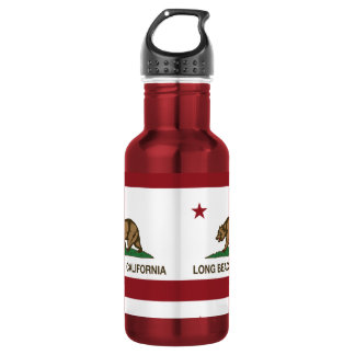 Long Beach California Republic Flag 532 Ml Water Bottle