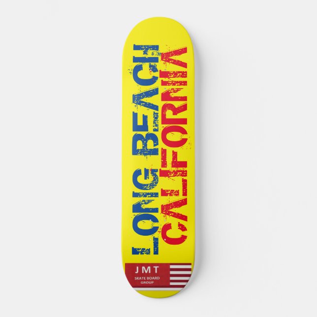LONG BEACH CALIFORNIA Skateboard (Recto)