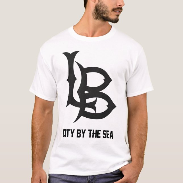 Long Beach "City By The Sea" Mens Shirt (Front)