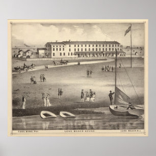 Long Beach House, Long Beach, NJ Poster