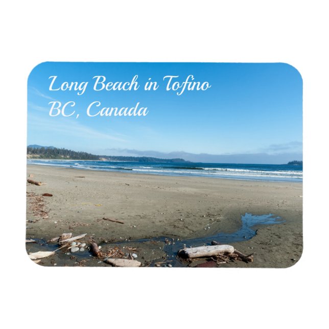 Long Beach in Tofino - BC, Canada Magnet (Horizontal)