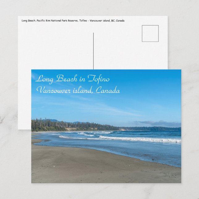 Long Beach in Tofino - BC, Canada Postcard (Front/Back)