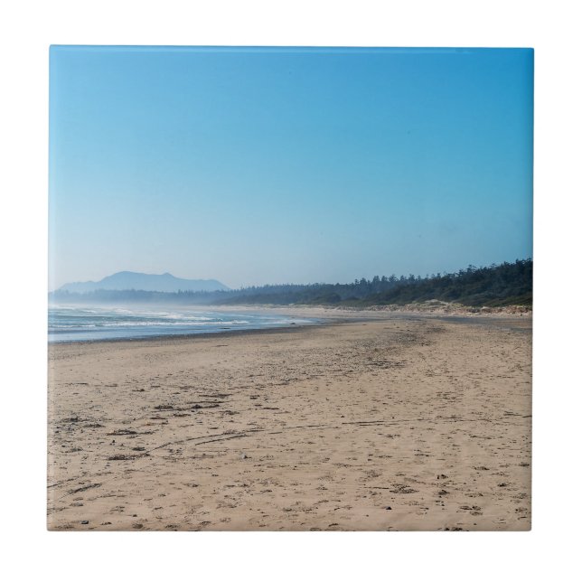 Long Beach in Tofino - BC, Canada Tile (Front)