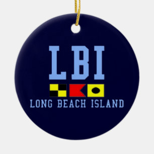 Long Beach Island. Ceramic Ornament