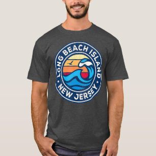 Long Beach Island New Jersey NJ Vintage Nautical T-Shirt
